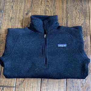 Black Patagonia Fleece Sweater